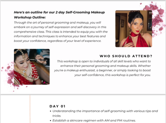 Self Grooming Makeup Workshop