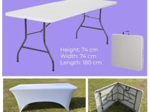 Folding event tables for rent