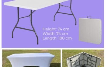 Folding event tables for rent