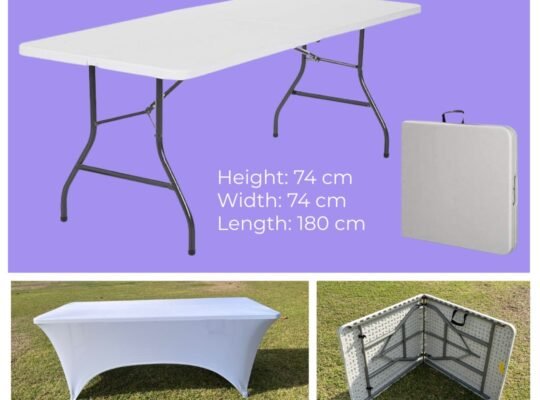Folding event tables for rent
